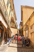 Bellagio, picturesque small town with views of the Alps, Lake Como, Italian Lago di Como, one of