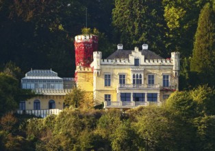 Marienfels Castle, former residence of entertainer Thomas Gottschalk, Remagen,