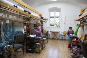 Weaving mill in Studio 61, Petrovaradin or Petrovaradin Fortress, Novi Sad, Vojvodina Province,
