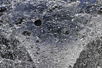 Water bell fountain in the spa garden, detail, Bad Homburg vor der Höhe, Hesse, Germany