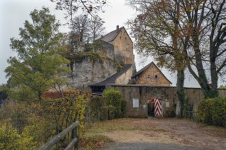 Pottenstein Castle, dating from around 1057 and 1070, today a museum, Pottenstein, Franconian