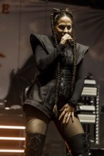 LaFee (real name: Christina Klein) live on Shadow & Light Tour 2025 at Berlin's Tempodrom on 26.10