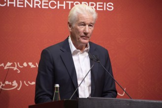 Richard Gere (International Chairman of the International Campaign for Tibet), at the presentation