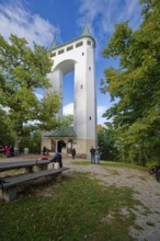 Schönberg Tower, observation tower, also known as Pfullinger Unterhose, double tower, Pfullingen,