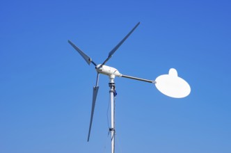 A wind generator, including a small wind turbine or small wind turbine (KWEA) with an unmarked wind