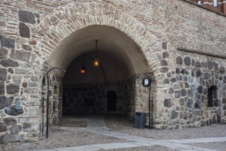Västerport, the main gate in the old medieval defensive wall around the old city in Kalmar,