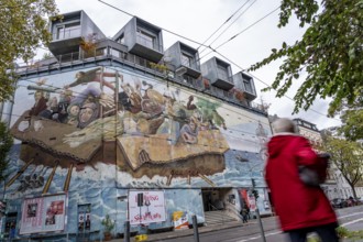 The Bilker Bunker, former air raid shelter from 1944, is a listed building, used as a cultural