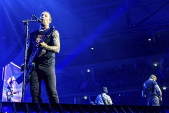 Michael Poulsen, singer and guitarist from Volbeat as part of the Greatest Of All Tours Worldwide