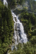 The Stuiben Falls between Umhausen and Niederthai in the Middle Ötztal, Tyrol, Austria