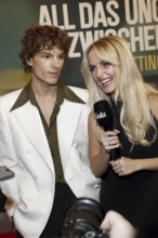 Mason Thames and Mckenna Grace at a fan event for All das Ungesagte zwischen uns - Regretting You