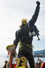Freddy Mercury statue, Montreux, Lake Geneva, Lac Léman, Canton of Vaud, Switzerland