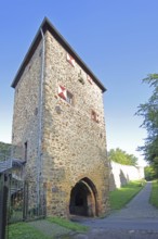 Historic Johannistor as part of the former town fortifications, town gate, town tower, Bad
