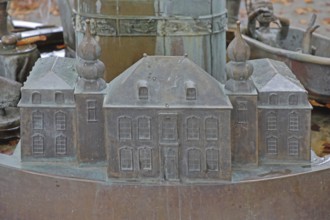 Galminus Fountain by Bonifatius Stirnberg 2009, modern art, Galminus Fountain, bronze sculptures,