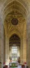 Interior of the Minster church of Saint Mary, Ilminster, Somerset, England, UK
