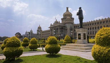 Vidhana Souda or Government Palace of Karnataka, Begaluru or Bangalore, Karnataka, India