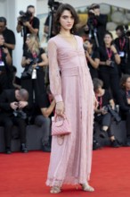 Venice, Italy - 2 September 2025: Guest during the red carpet of - A house of Dynamite - during the