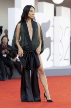 Venice, Italy - 2 September 2025: Greta Lee during the red carpet of - A house of Dynamite - during