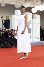 Venice, Italy - 2 September 2025: Sabrina Dhowre Elba during the red carpet of - A house of