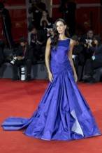 Venice, Italy - 3 September 2025: Daria Dereviankina during the Red Carpet of - Cartier Glory To