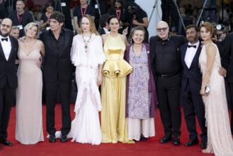 Venice, Italy - 3 September 2025: Mimmo Borrelli, Vincenzo Nemolato, Edoardo Sorgente, Gaja