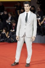 Venice, Italy - 3 September 2025: Louis Cancelmi during the red carpet of - Cartier Glory To The