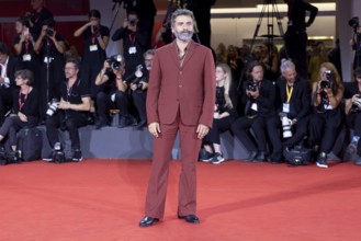 Venice, Italy - 3 September 2025: Oscar Isaac during the Red Carpet of - Cartier Glory To The