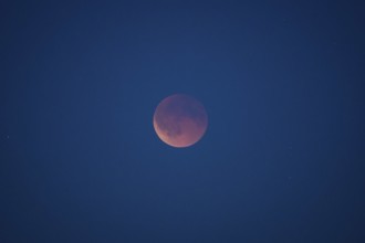 Lunar eclipse as seen from Berlin on 07.09.2025