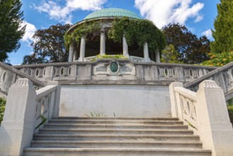 Beethoven Temple in the spa garden Baden, Lower Austria, Austria