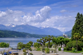 Uferpromeande, Lake Millstatt, Millstatt, Carinthia, Austria