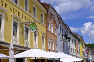 Town square, main square, Gmünd, Lieser Valley, Carinthia, Austria