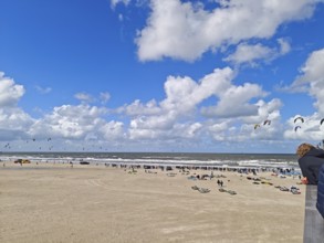 California kitesurfing Masters 2025 at the edge of the UNESCO World Heritage Wadden Sea, North Sea,