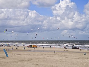 California kitesurfing Masters 2025 on the edge of the Wadden Sea UNESCO World Heritage Site, North