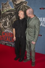 Actor Nikita Andreyevich Kukushkin, director and producer Darren Aronofsky, CAUGHT STEALING (in