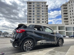 Buildings and public properties severely damaged by the powerful earthquake that struck Turkey,