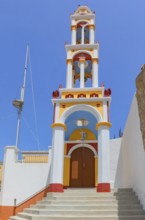 Orthodox church, Chorio, Symi Island, Dodecanese Islands, Greece