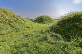 Parts of the Danewerk rampart system. Danewerk, part of the Haithabu and Danewerk UNESCO World