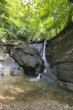 Junginger Gieß, Starzel waterfall, Jungingen im Killertal, Zollernalb, Swabian Alb,