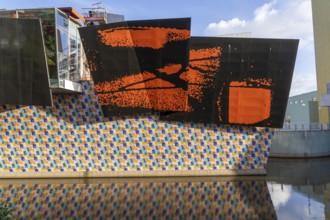 The Groninger Museum, art museum in various buildings in Groningen, between the central station and