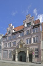 Günter Grass House, Museum, Portal, Glockengießerstraße, Old Town, Lübeck, Schleswig-Holstein,