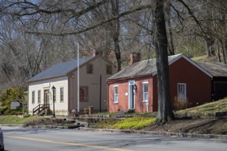 Coshocton, Ohio - Historic Roscoe Village, a port along the Ohio and Erie Canal that has been