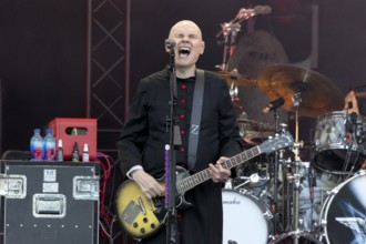 Billy Corgan, singer, guitarist, The Smashing Pumpkins, rock band, USA, The Aghori Tour 2025, open