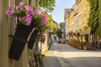 Luisenstraße in the Luisenviertel, nightlife district in the old town of Wuppertal, Germany,