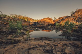 Sunrise Edith Falls in northern Australia, Australia