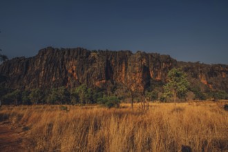 Special light atmosphere in the outback at Windjana Gorge National Park in Australia