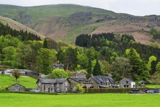 Farms in Lake District National Park, Cumbria, England, United Kingdom