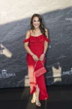 Nina Moghaddam, presenter at the Remus Lifestyle Night on the roof terrace of the Pure Salt Hotel