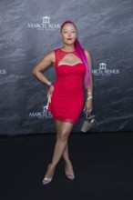 Djamila Celina (DJane) at the Remus Lifestyle Night on the roof terrace of the Pure Salt Hotel in