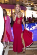 Sylvia Walker at the Remus Lifestyle Night on the roof terrace of the Pure Salt Hotel in El Toro,