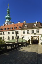 St Michael's Gate and Old Town in Bratislava, Slovakia