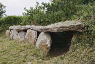 Dolmen of Kerguntuil, Tregastel, Cotes-d'Armor, Brittany, France